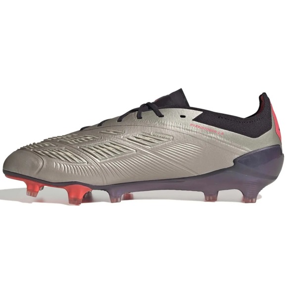 Adidas Predator Elite SG Men\'s Size 11.5 Grey Black Red Soccer Cleats ID0913 NEW main image 5